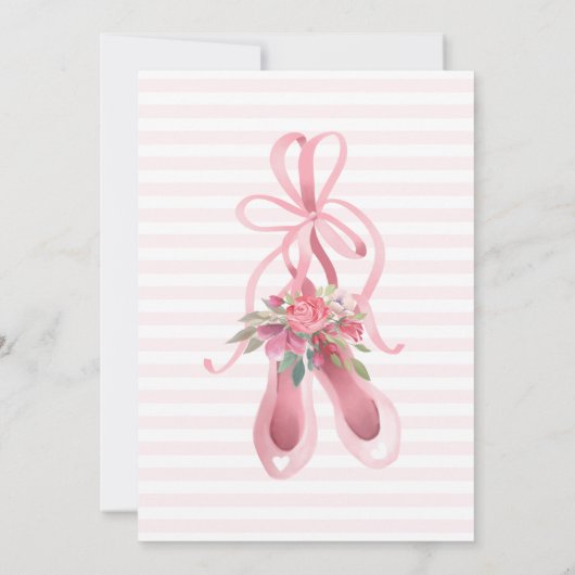 Ballerina Baby Meisje Douche Tutu Elegant Llama Kaart (Achterkant)