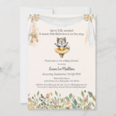 Ballerina Baby Meisje Douche Tutu Elegant Wolf Kaart (Voorkant)