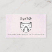 Ballerina Baby Meisje Douche Tutu Koala Luier Game Informatiekaartje (Achterkant)