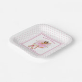 Ballerina Baby Roze Bord (Gebogen)