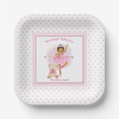 Ballerina Baby Roze Bord (Voorkant)