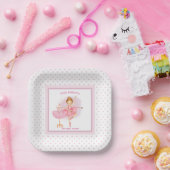 Ballerina Baby Roze Bord (Feest)