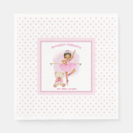 Ballerina Baby Roze Servet