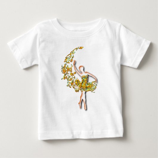 Ballerina Baby T-Shirt (Voorkant)