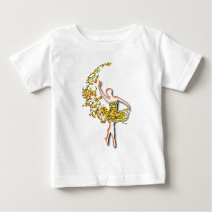Ballerina Baby T-Shirt Ballet Dancer Girl