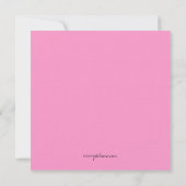Ballerina babyshower uitnodiging (Achterkant)