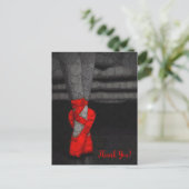 Ballerina Ballet bedankt Briefkaart (Staand voorkant)