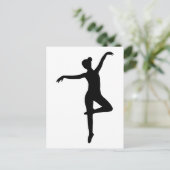 Ballerina - Ballet Briefkaart (Staand voorkant)
