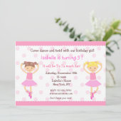 Ballerina Ballet Dance Kaart (Staand voorkant)