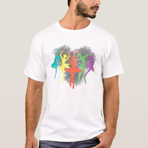 Ballerina Ballet Dancer Ballet Dansans Colorful Ba T-shirt