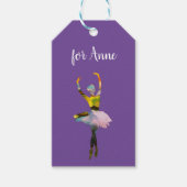 Ballerina Ballet Dancer Cadeaulabel (Voorkant)