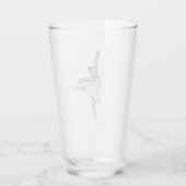 Ballerina Ballet Dancer Glas (Achterkant)