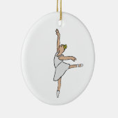 Ballerina Ballet Dancer Keramisch Ornament (Rechts)
