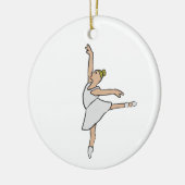 Ballerina Ballet Dancer Keramisch Ornament (Links)