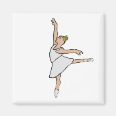 Ballerina Ballet Dancer Magneet (Voorkant)