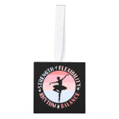 Ballerina Ballet Dancer - Mindsetwaarden Decoratie (Voorkant)