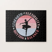 Ballerina Ballet Dancer - Mindsetwaarden Legpuzzel (Horizontaal)