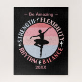 Ballerina Ballet Dancer - Mindsetwaarden Legpuzzel (Verticaal)