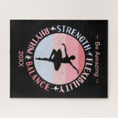 Ballerina Ballet Dancer - Mindsetwaarden Legpuzzel (Horizontaal)
