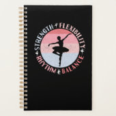 Ballerina Ballet Dancer - Mindsetwaarden Planner (Voorkant)