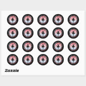 Ballerina Ballet Dancer - Mindsetwaarden Ronde Sticker (Vel)