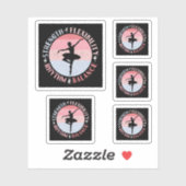 Ballerina Ballet Dancer - Mindsetwaarden Sticker (Vel)