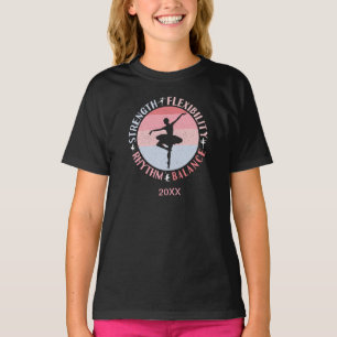 Ballerina Ballet Dancer - Mindsetwaarden T-shirt