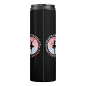 Ballerina Ballet Dancer - Mindsetwaarden Thermosbeker (Achterkant)