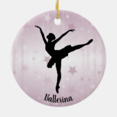 Ballerina Ballet Dancer Ornament (Achterkant)