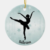 Ballerina Ballet Dancer Ornament (Voorkant)