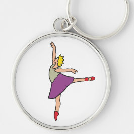Ballerina Ballet Dancer Sleutelhanger