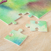 Ballerina, Ballet Dancer Waterolro Art Legpuzzel (Zijkant)