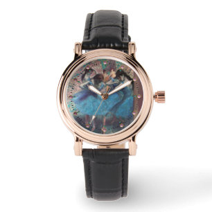 BALLERINA BALLET DANCERS IN BLAUW HORLOGE