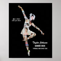 Ballerina Ballet Dansen Aangepaste Danser Foto Col