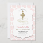 Ballerina / Ballet Geëerd voor meisjes - Birthday  Kaart (Voorkant)