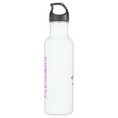 Ballerina ballet girl danseres waterfles  (Achterkant)