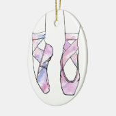 Ballerina Ballet Keramisch Ornament (Links)