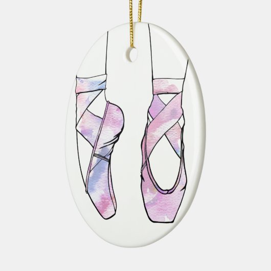 Ballerina Ballet Keramisch Ornament (Links)