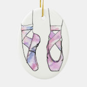 Ballerina Ballet Keramisch Ornament (Achterkant)