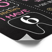 Ballerina Ballet-kleding Eerste bord Poster (Hoek)