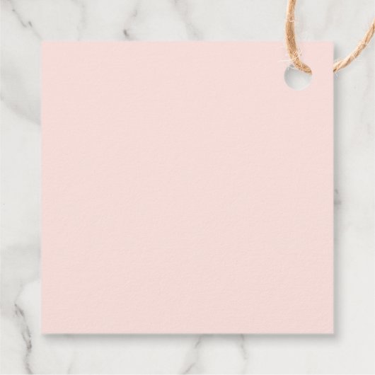 Ballerina Ballet Rood Haar Meisje Verjaardag Bedankjes Labels (Achterkant)