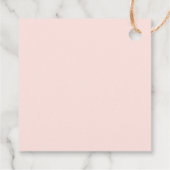 Ballerina Ballet Roze Kinderen Verjaardag Bedankjes Labels (Achterkant)