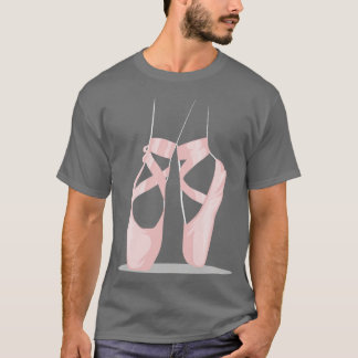 Ballerina Ballet Schoenen Koele Teen Dansen T-shirt