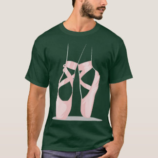 Ballerina Ballet Schoenen Koele Teen Dansen T-shirt
