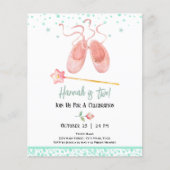 Ballerina Ballet Slippers 2e Verjaardag Meisje Bud (Voorkant)