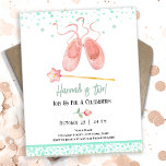 Ballerina Ballet Slippers 2e Verjaardag Meisje Bud<br><div class="desc">Schattigee waterverf Ballet Ballerina Verjaardag waterverf kunstwerk. Kinderballerina verjaardagsthema. Gemakkelijk te personaliseren. Ook beschikbaar als digitale download! Balletschoentjes prinses toverstok</div>