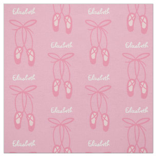 Ballerina Ballet Slippers Roze Aangepaste verbindi Stof
