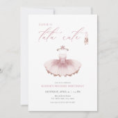 Ballerina Ballet Tutu Schattige 2e verjaardagsuitn Kaart (Voorkant)