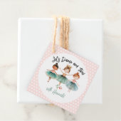 Ballerina Ballet Verjaardag Meisje Bedankjes Labels (In situ)