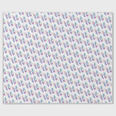 Ballerina Ballet Verjaardagsfeest Cadeaupapier (Vlak)